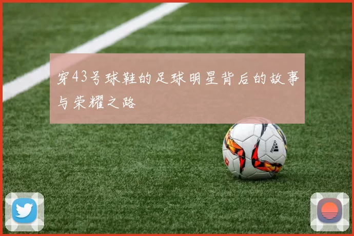 穿43号球鞋的足球明星背后的故事与荣耀之路